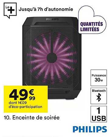 10. Enceinte de soirée