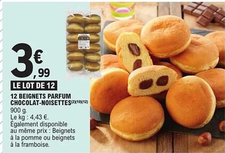 12 BEIGNETS PARFUM CHOCOLAT-NOIRETTES
