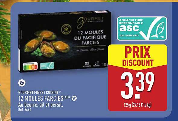12 MOULES FARCIES
