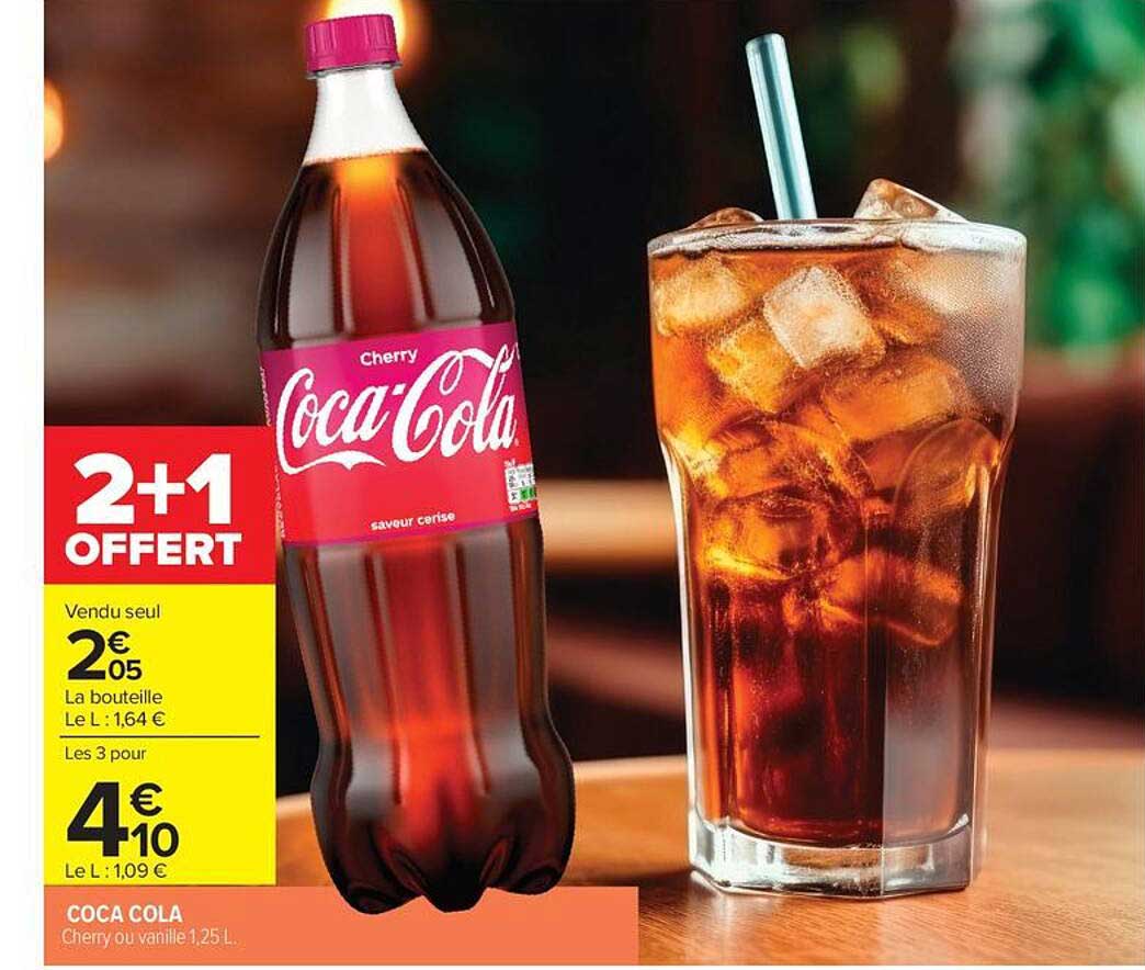 2+1 OFFERT Coca-Cola Cherry 1,25L