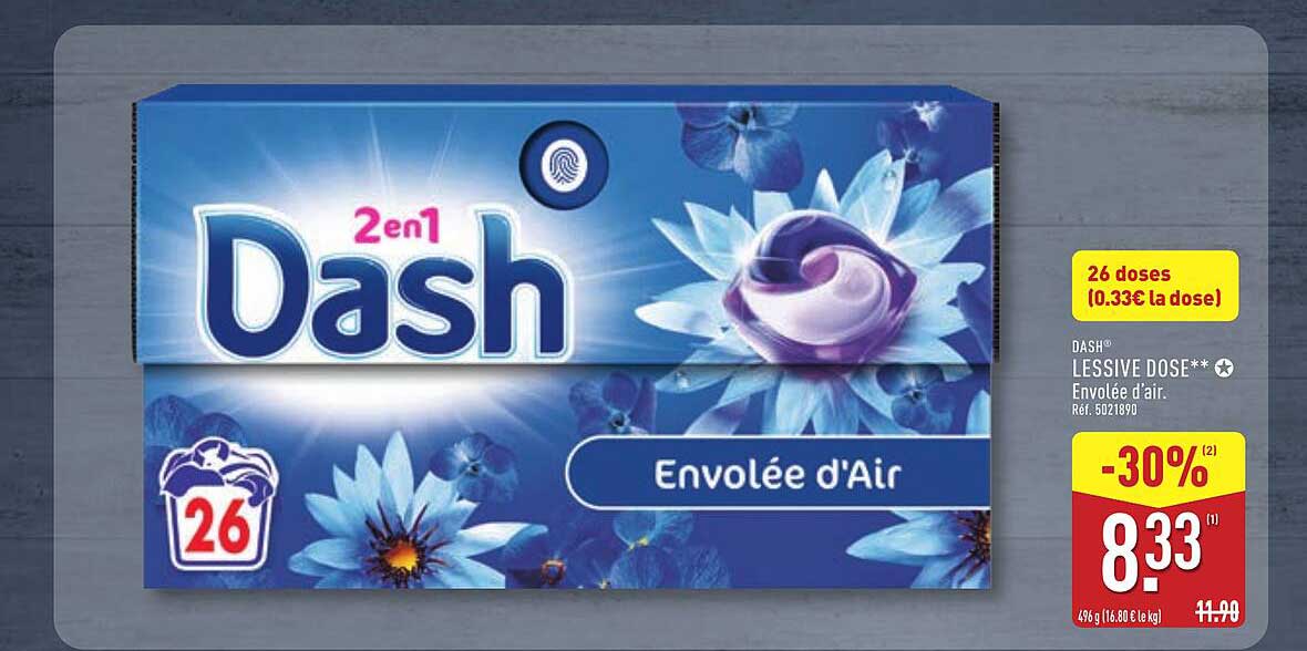2en1 Dash Envolée d'Air - 26 doses