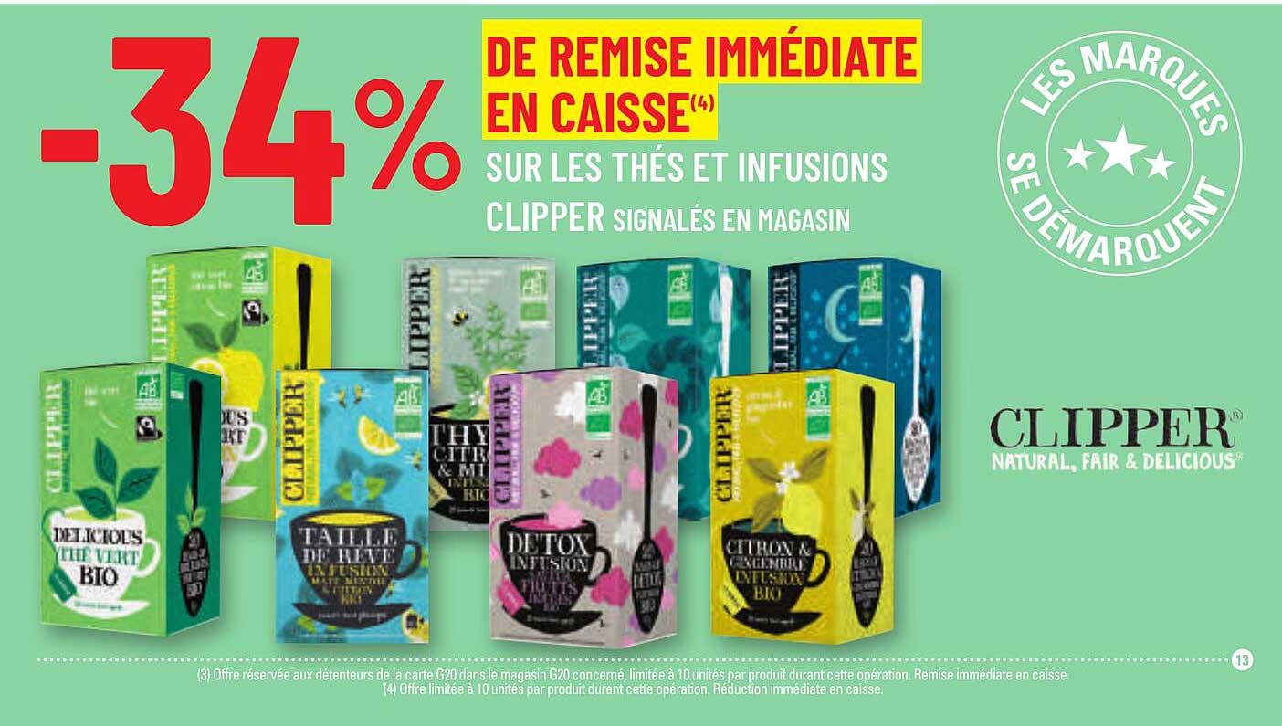 -34% DE REMISE IMMEDIATE EN CAISSE