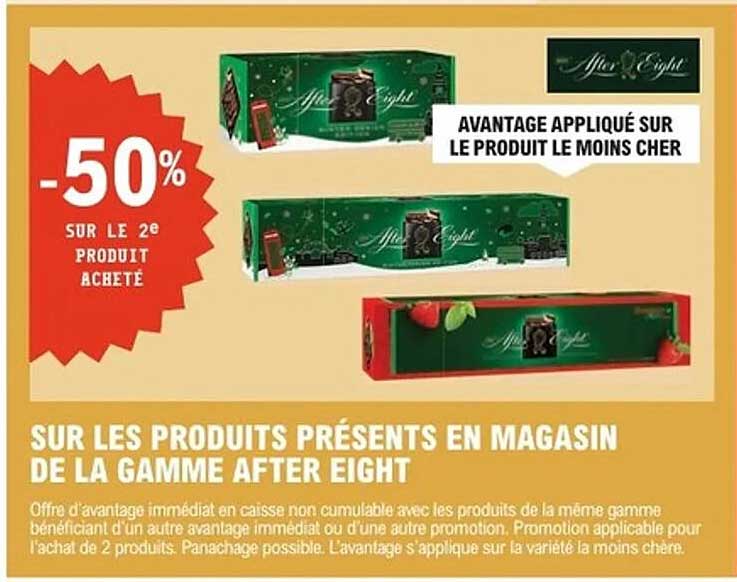 -50% SUR LE 2E PRODUIT ACHETÉ