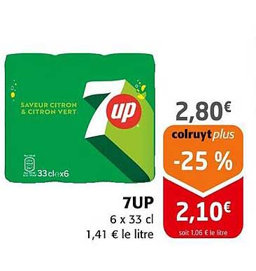 7UP 6 x 33 cl