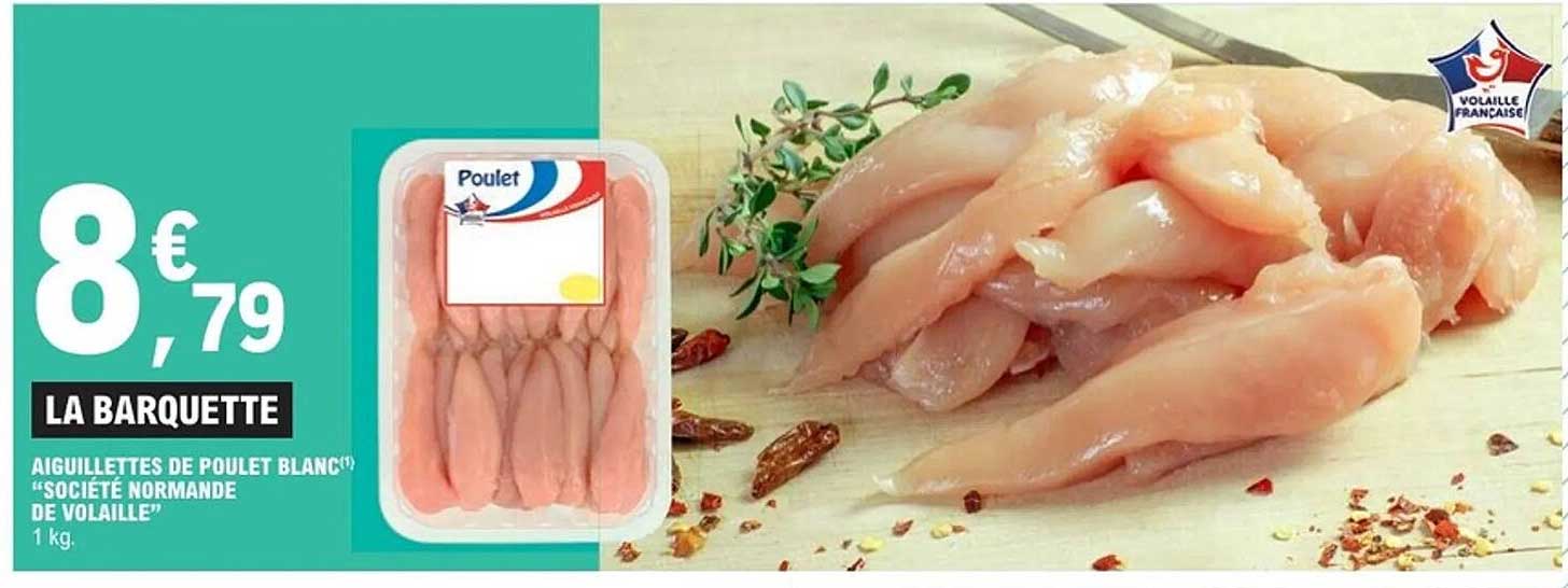 AIGUILLETTES DE POULET BLANC