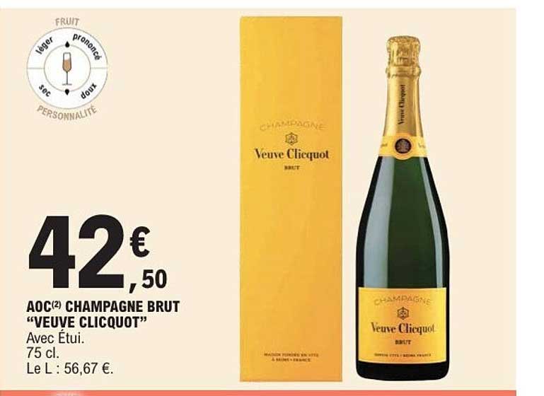AOC(2) CHAMPAGNE BRUT “VEUVE CLICQUOT”