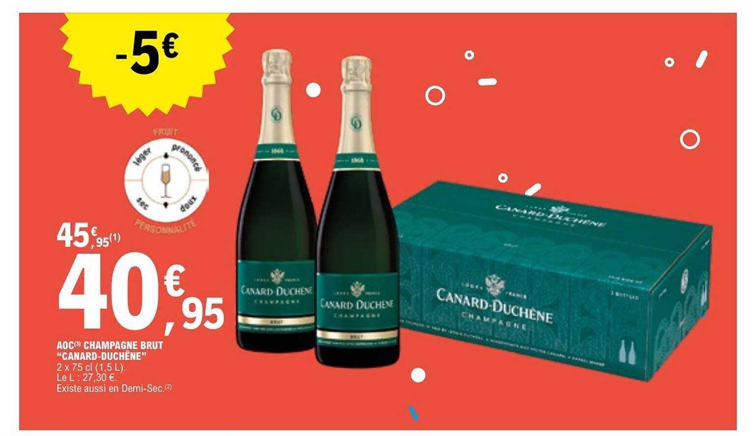 AOC(3) Champagne Brut “CANARD-DUCHÈNE”