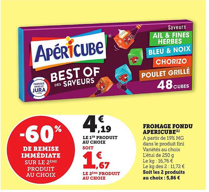 Apericube Best of des saveurs