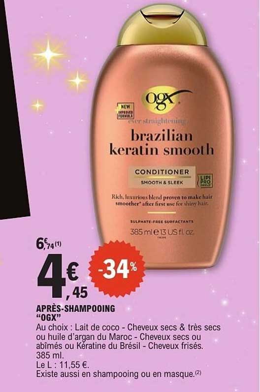 Après-shampooing "OGX"