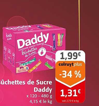 Bâtonnets de Sucre Daddy