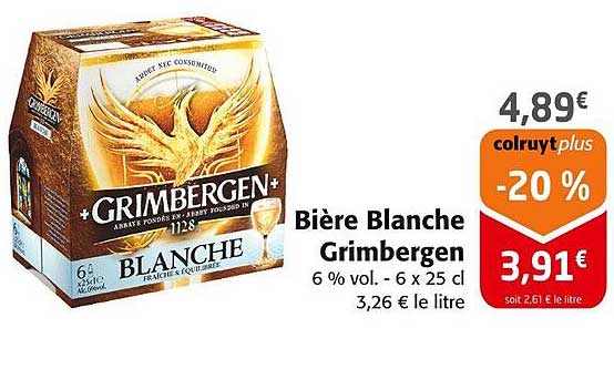 Bière Blanche Grimbergen