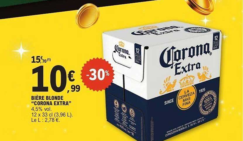 BIÈRE BLONDE "CORONA EXTRA"