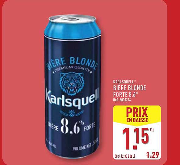 Bière Blonde Forte 8,6°