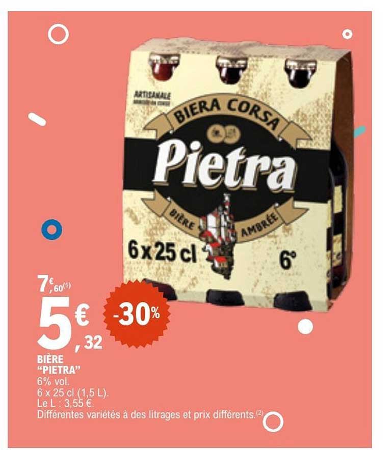 BIÈRE "PIETRA"