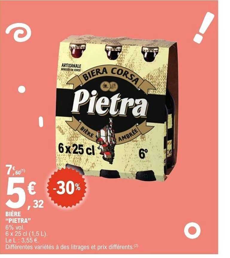 BIÈRE "PIETRA"