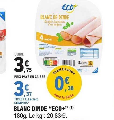 BLANC DINDE “ECO+”