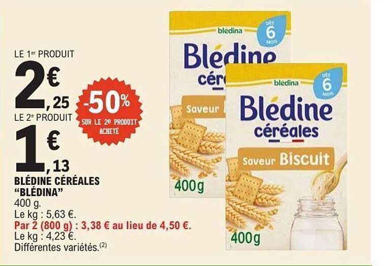 BLÉDINE CÉRÉALES "BLÉDINA"