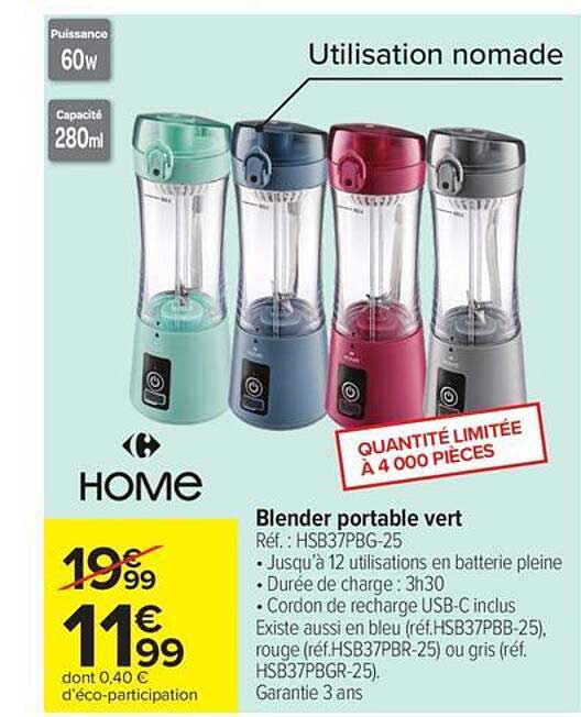 Blender portable vert