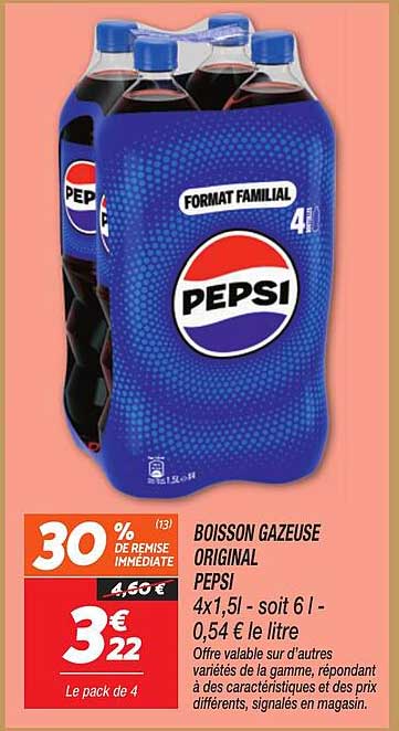 BOISSON GAZEUSE ORIGINAL PEPSI
