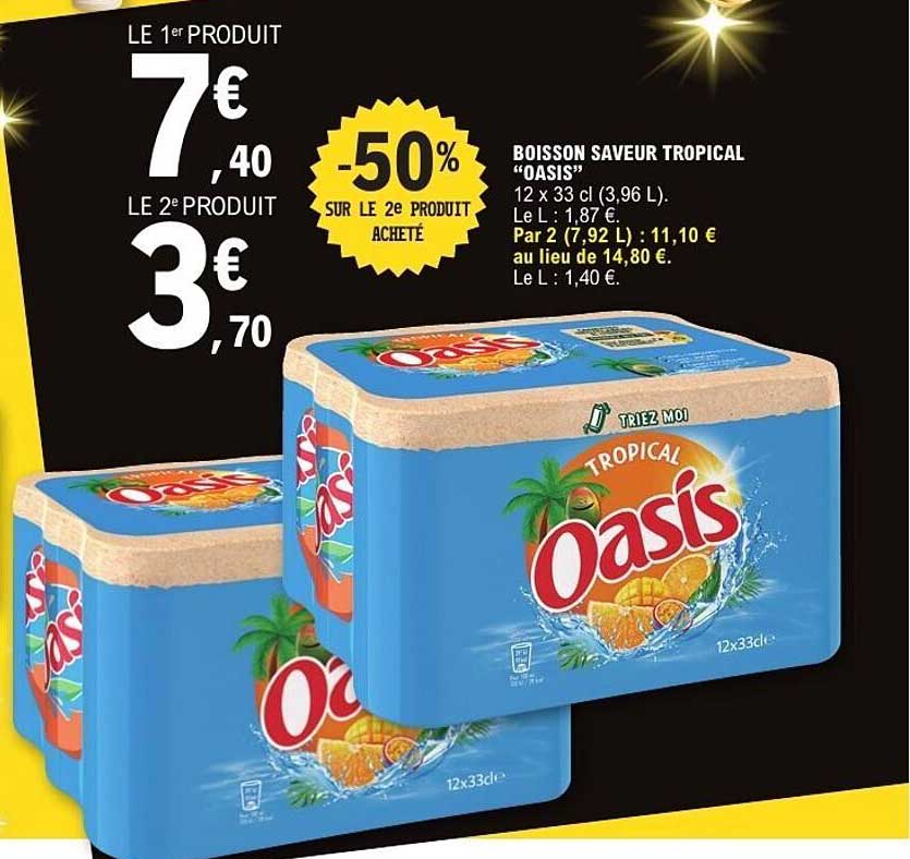 BOISSON SAVEUR TROPICAL “OASIS”