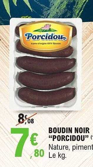 BOUDIN NOIR "PORCIDOU" (kg)