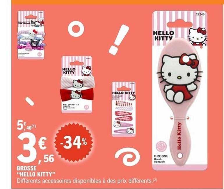 BROSSE "HELLO KITTY"