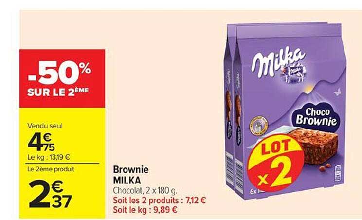 Brownie MILKA