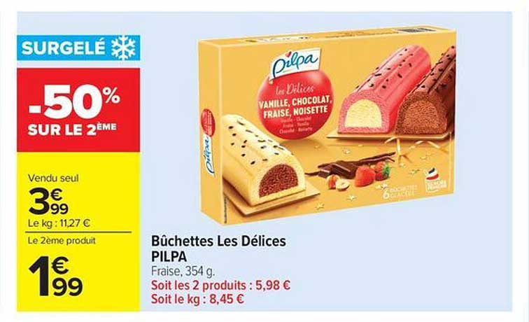 Bûchettes Les Délices PILPA