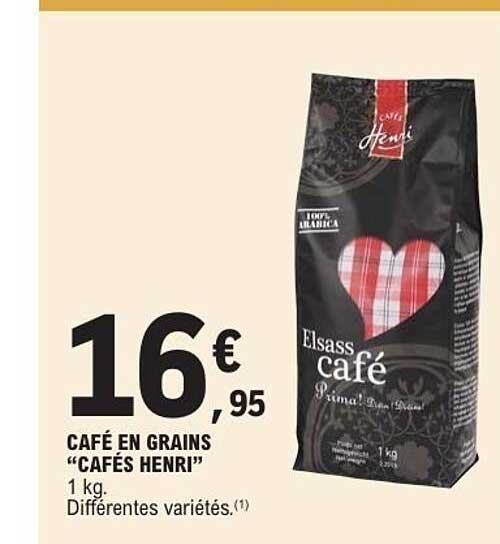 CAFÉ EN GRAINS “CAFÉS HENRI”