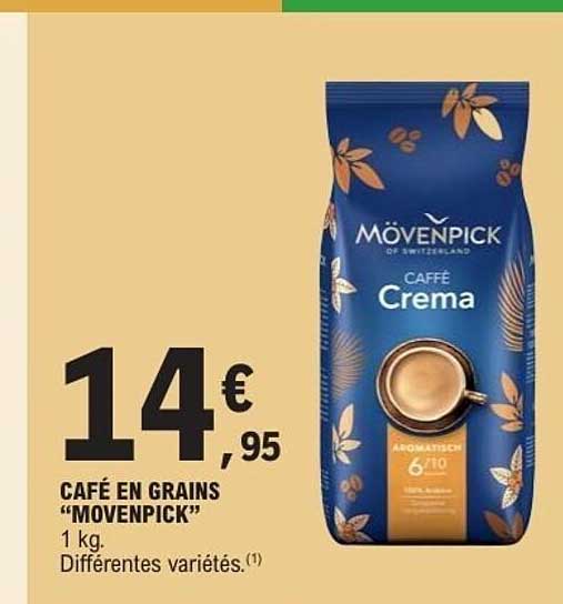 CAFÉ EN GRAINS “MOVENPICK”