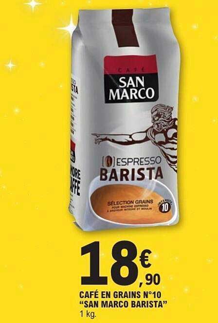 CAFÉ EN GRAINS N°10 “SAN MARCO BARISTA”