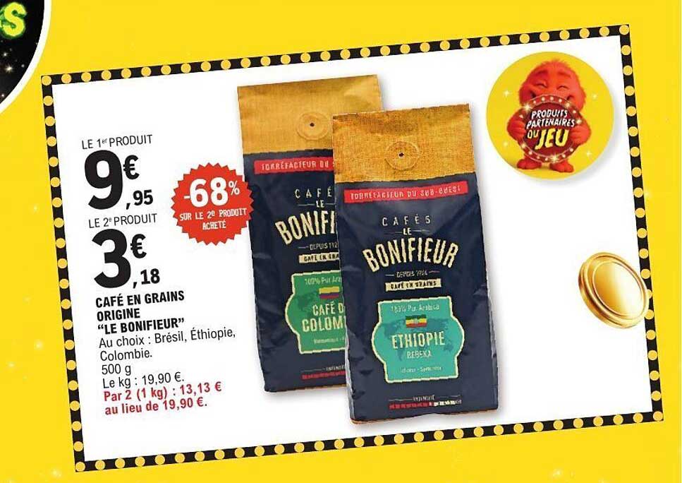 Café en Grains Origine "Le Boniteur"