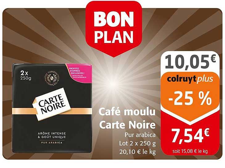 Café moulu Carte Noire