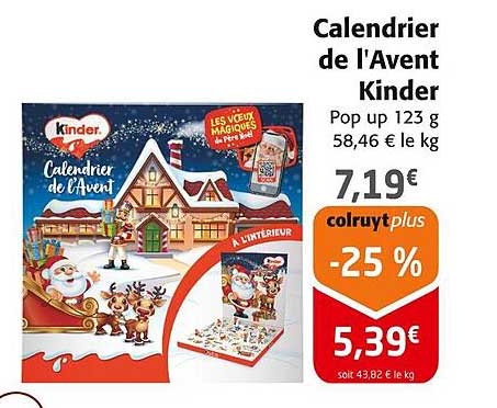 Calendrier de l'Avent Kinder