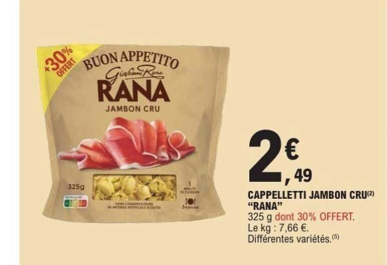 CAPP eLLETTI JAMBON CRU “RANA”