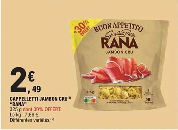 CAPPELLETTI JAMBON CRU "RANA"