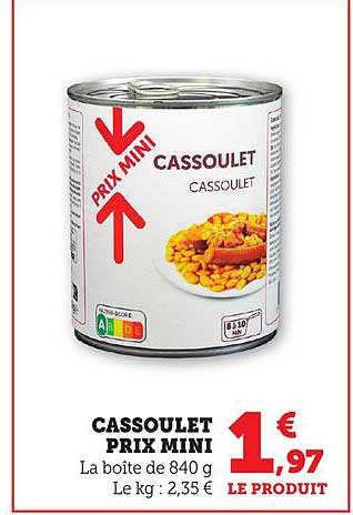 CASSOULET PRIX MINI