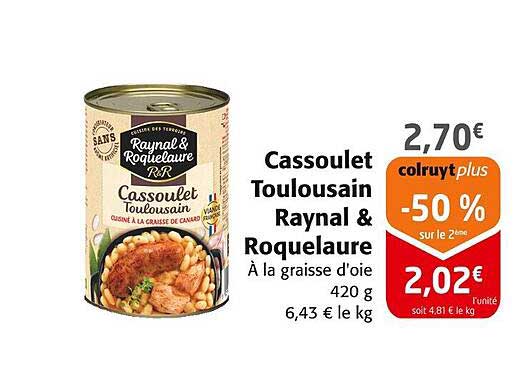 Cassoulet Toulousain Raynal & Roquelaure