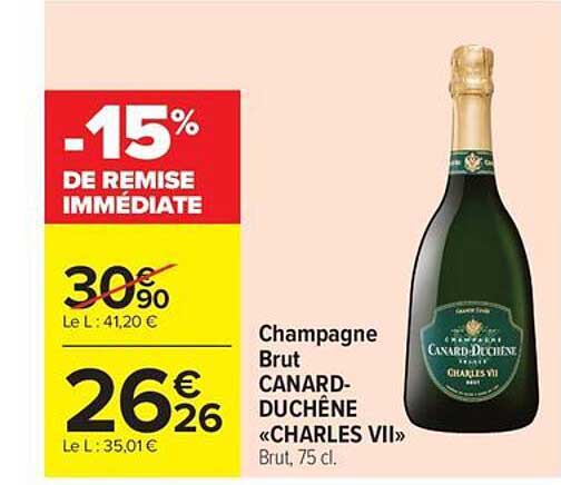 Champagne Brut CANARD-DUCHÊNE «CHARLES VII»