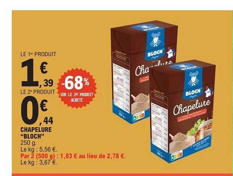 Chapelure "BLOCH" 250 g