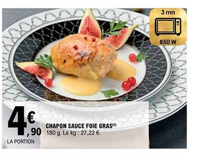 CHAPON SAUCE FOIE GRAS