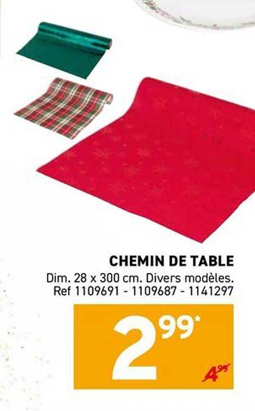CHEMIN DE TABLE