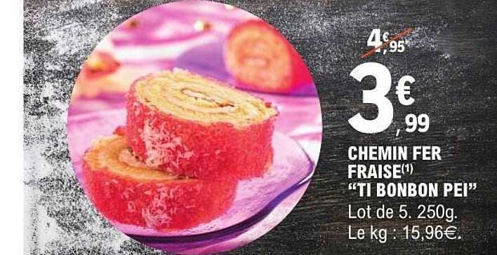 CHEMIN FER FRAISE "TI BONBON PEI"