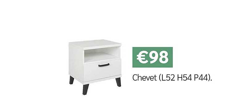 Chevet (L52 H54 P44)
