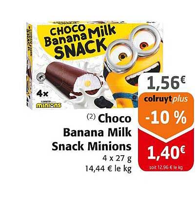 Choco Banana Milk Snack Minions
