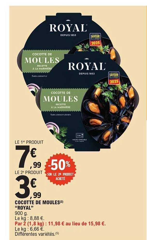 Cocotte de Moules "ROYAL"