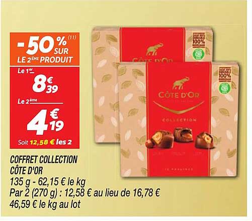 Coffret Collection Côte d'Or