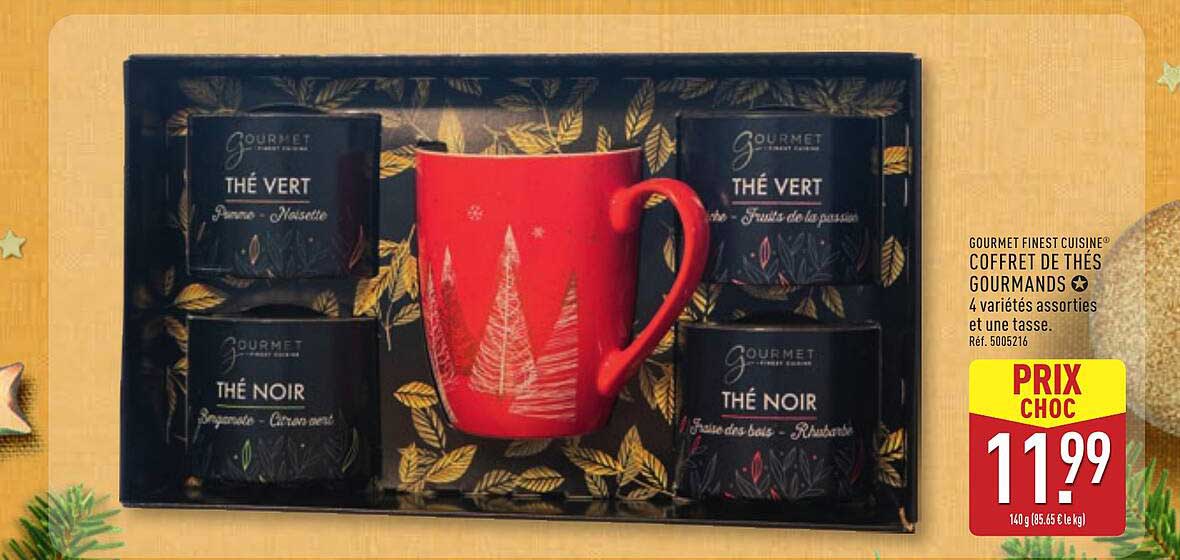 COFFRET DE THÉS GOURMANDS