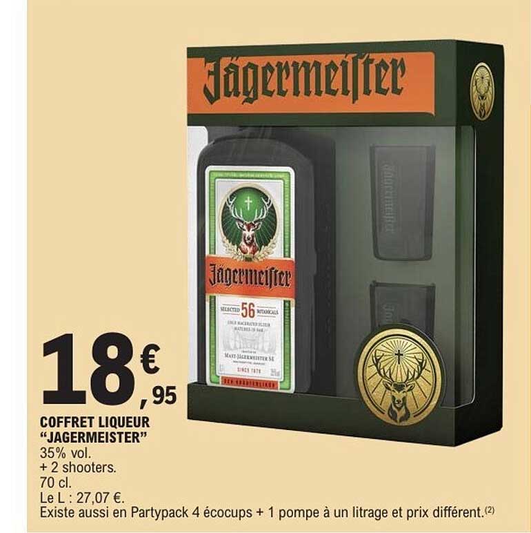 Coffret Liqueur "Jägermeister"