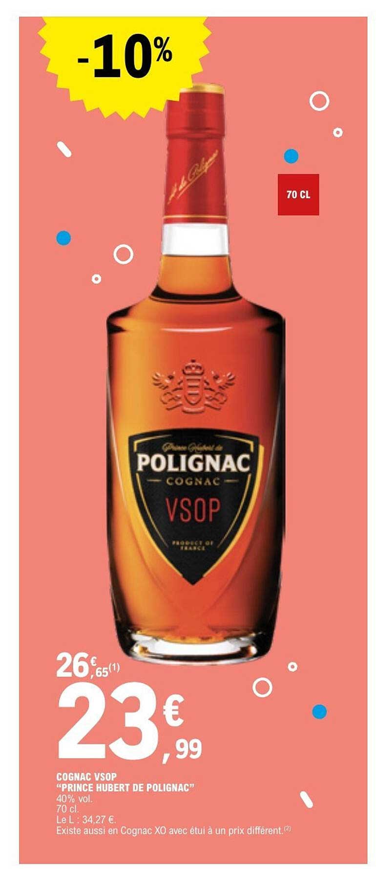 Cognac VSOP "Prince Hubert de Polignac"